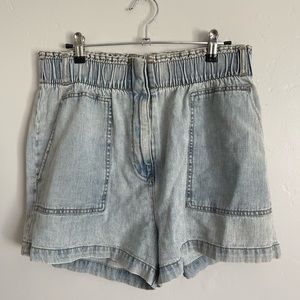 BDG pull on denim shorts